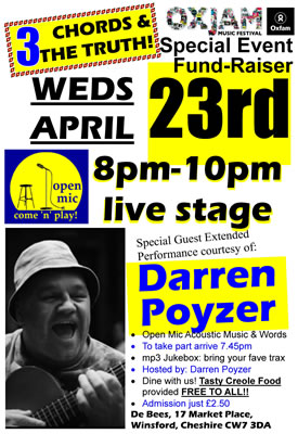 Darren Poyzer - 3 Chords And The Truth poster