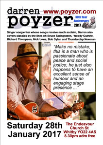 Darren Poyzer live in Whitby sample poster