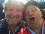 Darren Poyzer with Glenn Tilbrook, Belladrum 2015