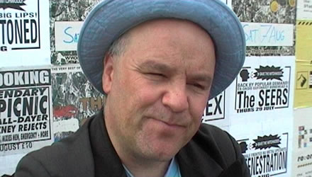 Darren Poyzer outside The Witchwood