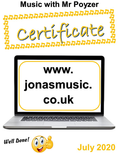 July Certificate 2020