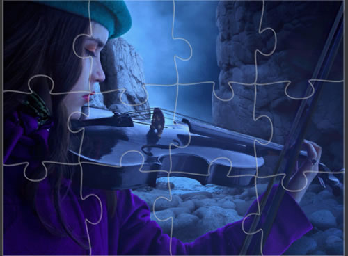 Girl Violin Jigsaw