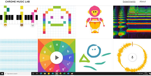 Chrome Music Lab