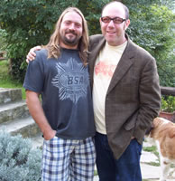 Alessio Giottoli and Adam Levy at Monestevole, 2006