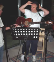 Darren Poyzer recording at Monestevole, Italy, September 2006
