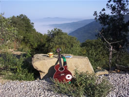 Monestevole view overlooking the valley