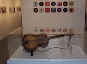 Rory Gallagher Exhibition, Cork 2006, Rory's first guitar