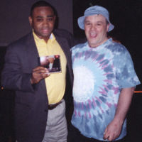 An American fan and Darren Poyzer