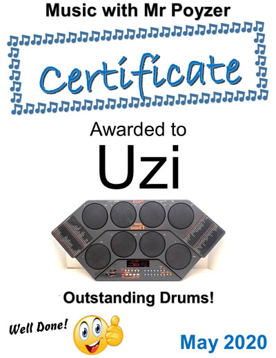 May 2020 certificate